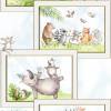 4 er Set Kinderzimmer Bilder Babyzimmer Bild Tiere Poster Waldtiere, Wildtiere Safari Kunstdruck A4 |SET 10 Bild 9