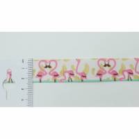 2 Meter Ripsband Flamingo Bild 1