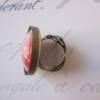 Cabochon Ring mit Motiv Rose "Pascale" verschnörkelt romantisch viktorianisch Vintage-Stil Bild 3