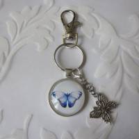 Schlüsselanhänger Schmetterling blau "Volée" Geschenkidee Geburtstagsgeschenk Bild 5