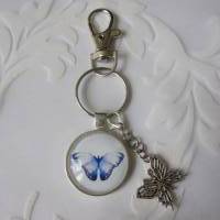 Schlüsselanhänger Schmetterling blau "Volée" Geschenkidee Geburtstagsgeschenk Bild 6