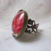 Verschnörkelter Ring rote Rose "Sandrine" im Vintage Look viktorianisch romantisch Geschenkidee Bild 3