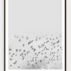 LANDSKAP NO. 11 | Landschaft Poster | Schwarz weiß Poster |  Wandbild Deko | Kunstdruck Geschenk | skandinavisches Design | minimalistisch Bild 3