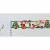 2 Meter, Ripsband Weihnachten, Wichtel Bild 1