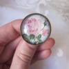 Cabochon Ring Rosen Motiv "Ava" verschnörkelt romantisch Vintage-Stil Antik-Look Geschenkidee Bild 2