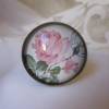 Cabochon Ring Rosen Motiv "Ava" verschnörkelt romantisch Vintage-Stil Antik-Look Geschenkidee Bild 3