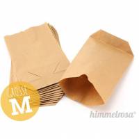 24 Papiertüten in braun ohne Fädelloch, M Bild 1