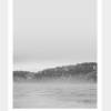 LANDSKAP NO. 4 | Landschaft Poster | Schwarz weiß Poster |  Wandbild Deko | Kunstdruck Geschenk | skandinavisches Design | minimalistisch Bild 2