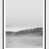 LANDSKAP NO. 4 | Landschaft Poster | Schwarz weiß Poster |  Wandbild Deko | Kunstdruck Geschenk | skandinavisches Design | minimalistisch Bild 3