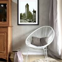 Flatiron Building New York -  Kunstdruck gerahmt 38 x 49 cm - Wandbild - gerahmte  Bilder - Vintage - Bild 2