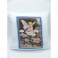 Kissenhülle aus Batist mit der Schleifenblumen-Elfe, the Candytuft Fairy Bild 1