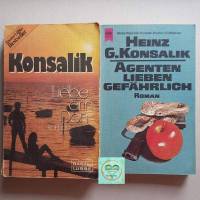 Taschenbuch H.G.Konsalik, Liebe am Don, Agenten lieben gefährlich, Roman, Erscheinungsjahr 1971-72 Bild 1