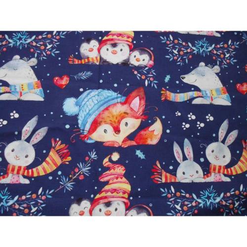 French Terry/ Sweat "Winterfuchs" 0,5m