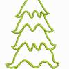 "  Weihnachtsbaum / Tannenbaum / Christbaum "  Applikation / Stickdatei - in 4 Größen, bitte Format auswählen Bild 3