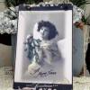 Weihnachten, Türschild Engel, Deko-Schild, Weihnachtsdeko zum hängen in Braun / Grüntönen & Vintage Stil. Bild 2