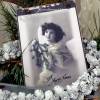 Weihnachten, Türschild Engel, Deko-Schild, Weihnachtsdeko zum hängen in Braun / Grüntönen & Vintage Stil. Bild 5