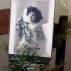 Weihnachten, Türschild Engel, Deko-Schild, Weihnachtsdeko zum hängen in Braun / Grüntönen & Vintage Stil. Bild 6