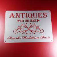 Schablone Antiques Buy Sell Trade Vintage - BS28 Bild 1