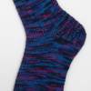 Socken Gr.38/39,  Damensocken, Wollsocken gestrickt, Ringelsocken, Ringelsocken, bunte Damensocken, handgestricke Socken  blau, lila, petrol, pink Bild 3