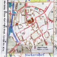 Karl-Marx-Stadt Kissenbezug DDR-Stadtplan1960er Jahre Bild 4