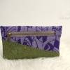 Smartphone-Tasche Mini-Geldbeutel Kuori in violett, glitzer-grün und silber Bild 2