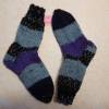 Baby-Söckchen, handgestrickte Socken, Gr 17/18 6 Monate,  Pippi-Lotta-Socken Bild 2