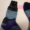 Baby-Söckchen, handgestrickte Socken, Gr 17/18 6 Monate,  Pippi-Lotta-Socken Bild 3