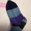 Baby-Söckchen, handgestrickte Socken, Gr 17/18 6 Monate,  Pippi-Lotta-Socken Bild 4