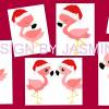 Plotterdatei Weihnachten " Flamingo / Christmas  / SVG Bild 1