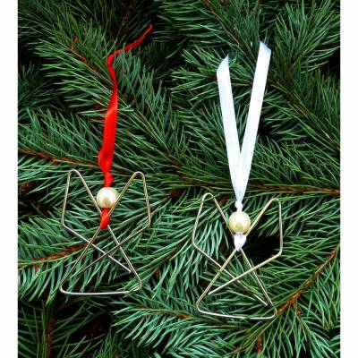 2 Weihnachtsengel Fenster- oder Christbaumschmuck
