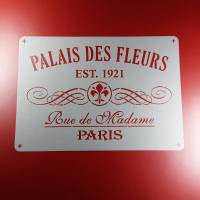 Schablone Palais des Fleurs Paris Ornament - BS61 Bild 1