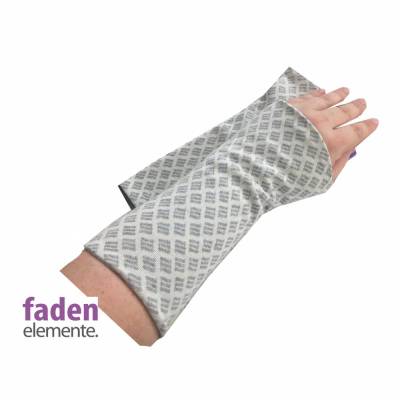 Stulpen,  Armstulpen grau