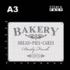 Schablone Bakery Bread Pies Cakes Shabby - BS63 Bild 3