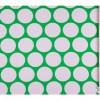 Reduziert! 0,5m Lillestoff Jersey Riesenpunkte grün-rosa Bild 2