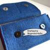 Damen Wollfilz-Brieftasche im Großformat, handmade Bild 8
