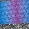Schlauchschal Loop vegan gestrickt in schönen Farben Hellblau, Türkis, Pink Bild 6