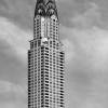 New York Chrysler Building Anno 1930  Kunstdruck gerahmt Bild 49 x 88 cm schwarz weiss Fotografie Vintage Architektur Bild 3