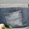 Eine Arletta Bag aus Jeans und LUXO,  Schnittmuster von Blau Bunt – Lexa Lou alias Lucinda Patko Bild 5
