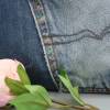 Eine Arletta Bag aus Jeans und LUXO,  Schnittmuster von Blau Bunt – Lexa Lou alias Lucinda Patko Bild 6