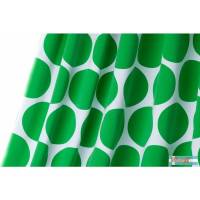 Reststück! 0,5m reduziert Lillestoff Jersey Riesenpunkte weiß/grün Bild 1