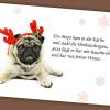 3 Postkarten „Weihnachtsmops“ Bild 4