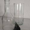 Blumentopf, Hydrotopf aus Glas , Übertopf, Flasche-Upcycling, Geschenk, Kräuter-Topf, Glas-Topf Bild 2