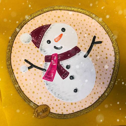 Applikationsvorlage "Snowli" der Schneemann