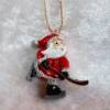 Baumschmuck Santa on Ice, Weihnachstmann 3 Tlg, Christbaumschmuck, Weihnachstdeko, Weihnachten,Adventsdeko, Geschenkanhänger Bild 2