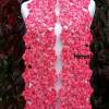 rosa pinker Schal * Blütenschal * Wolle gehäkelt * dekorativer Schal Bild 3