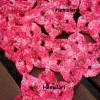 rosa pinker Schal * Blütenschal * Wolle gehäkelt * dekorativer Schal Bild 4