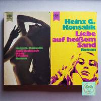 Taschenbuch H.G.Konsalik, Liebe auf heißem Sand, Zum Nachtisch wilde Früchte, Roman, Erscheinungsjahr 1967 Bild 1