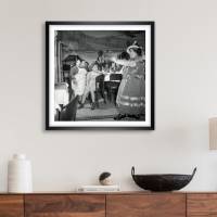Marconi's Restaurant - Gypsy Woman II 1942 Tanz  - Kunstdruck Poster ungerahmt - schwarz-weiss Fotografie - Bild 4