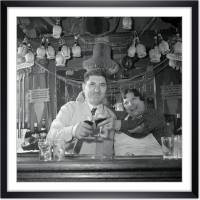 Marconi's Restaurant - Kunstdruck Fineartprint Poster ungerahmt - Fineartprint - Vintage Art - schwarz weiß Fotografie - Kunst Druck Bilder Bild 3