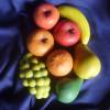 Obst aus Keramik.Apfel,Birne,Banane,Avokado,Weintrauben und Orange Unikat,Keramik,Handarbeit, Bild 3